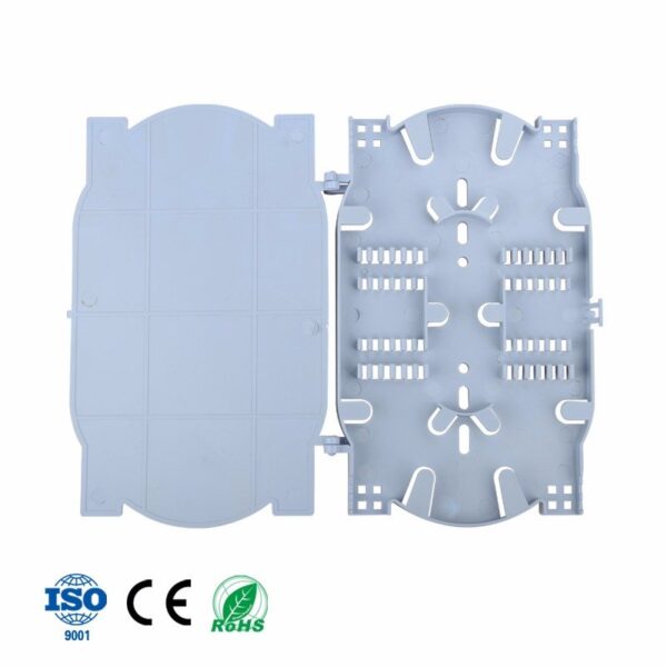 Fiber optic splice tray